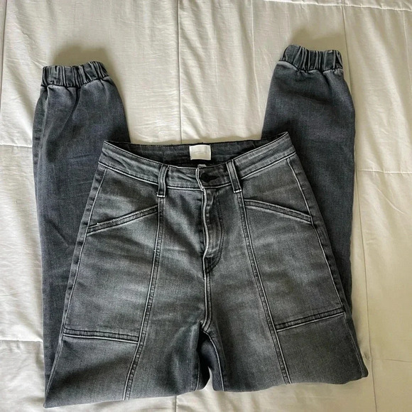 Jonathan Simkhai gray jogger denim - Picture 3 of 14